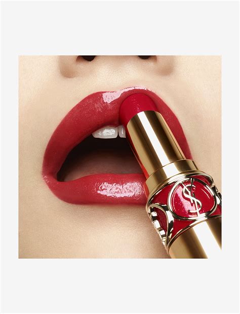 ysl 105 rouge lulu|Yves Saint Laurent Rouge Volupte Shine, 105 Rouge Lulu .